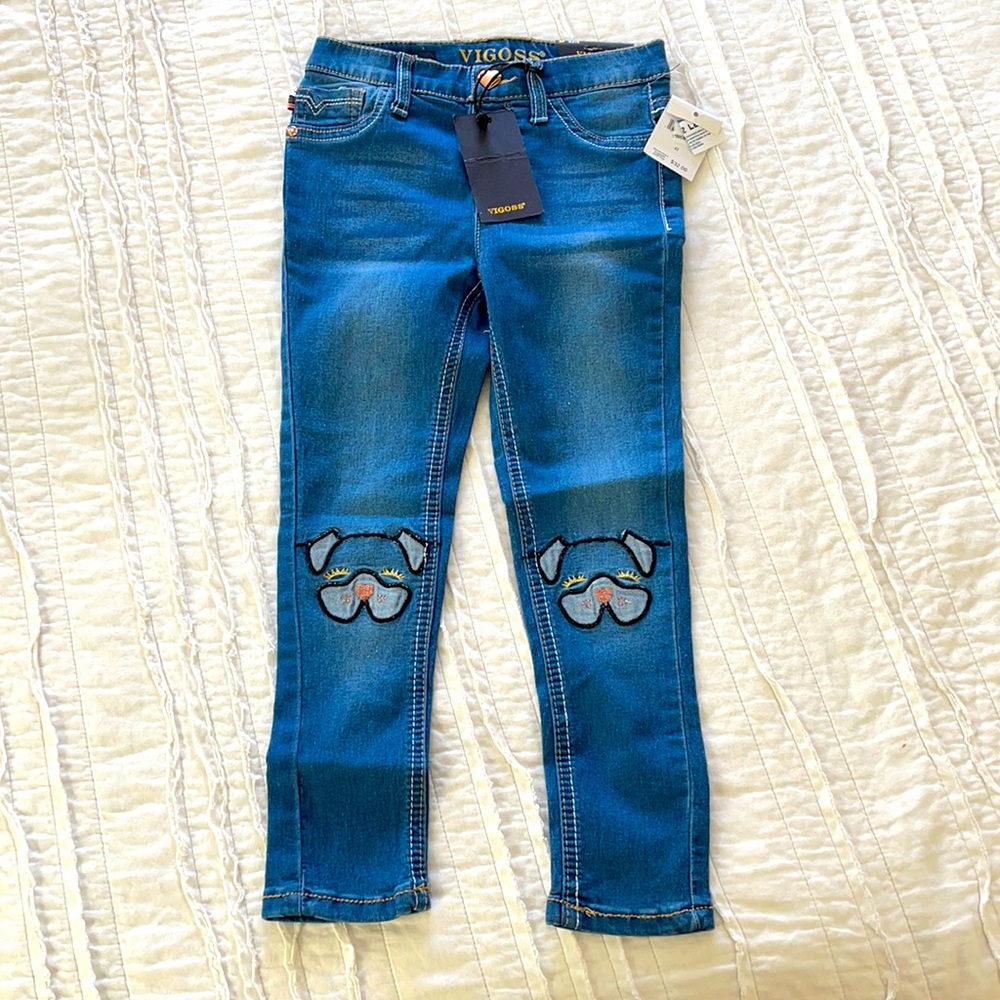 New with tags blue jeans for little girls!